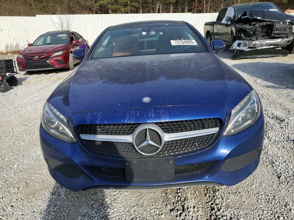 75784005 :رقم المزاد ، WDDWJ4KB0HF336680 vin ، 2017 Mercedes-benz C مزاد بيع