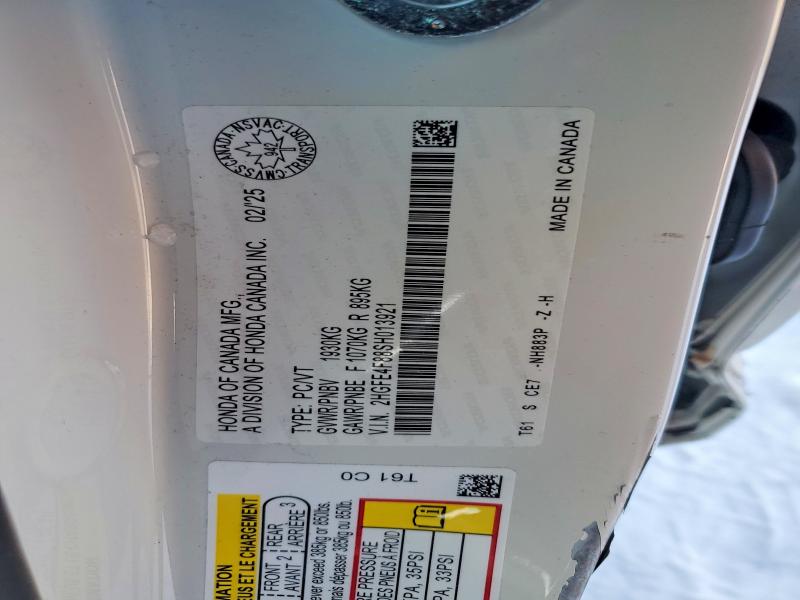 Продажа на аукционе авто 2025 Honda Civic, vin: 2HGFE4F88SH013921, номер лота: 75759455