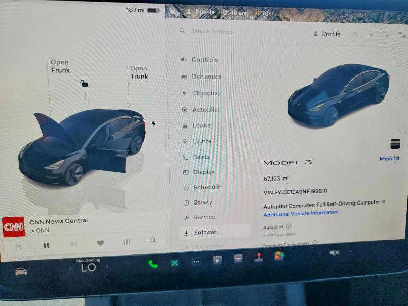 Aukcja sprzedaży 2022 Tesla Model 3, vin: 5YJ3E1EA9NF199810, numer aukcji: 77676515
