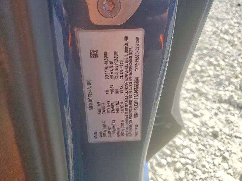 76247815 :رقم المزاد ، 5YJ3E1EA5PF655854 vin ، 2023 Tesla Model 3 مزاد بيع