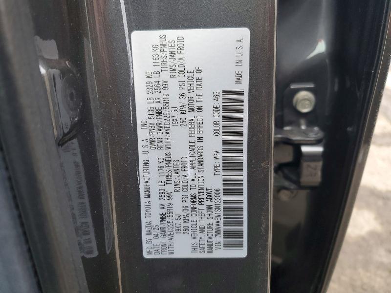 Aukcja sprzedaży 2025 Mazda Cx-50, vin: 7MMVAAEW1SN122006, numer aukcji: 77741565