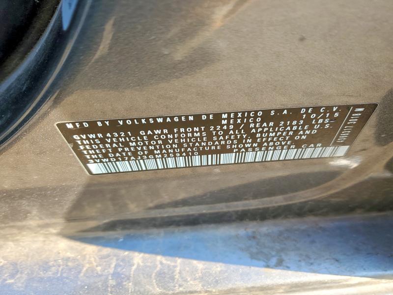Продажа на аукционе авто 2016 Volkswagen Jetta, vin: 3VWD17AJ3GM259410, номер лота: 77211265