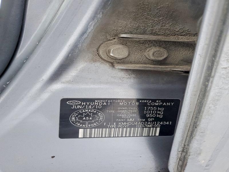 Продажа на аукционе авто 2010 Hyundai Elantra, vin: KMHDU4AD2AU124341, номер лота: 75341105