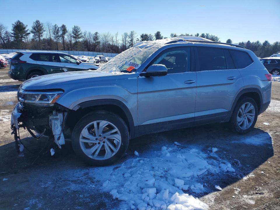 75388695 :رقم المزاد ، 1V2KR2CA9NC530342 vin ، 2022 Volkswagen Atlas مزاد بيع