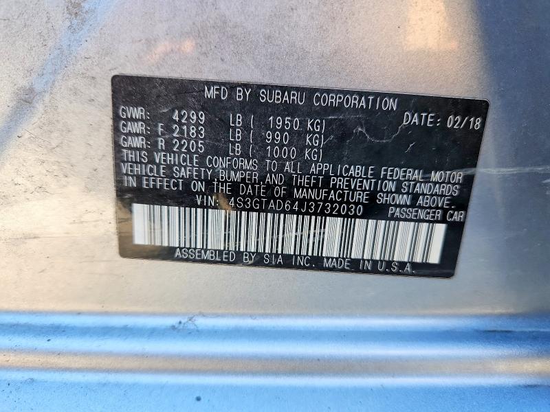 Продаж на аукціоні авто 2018 Subaru Impreza, vin: 4S3GTAD64J3732030, номер лоту: 78545255