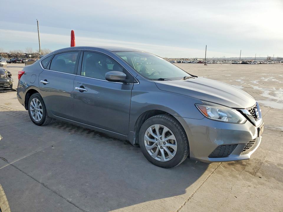 76733555 :رقم المزاد ، 3N1AB7AP9JL624874 vin ، 2018 Niss Sentra Sv مزاد بيع
