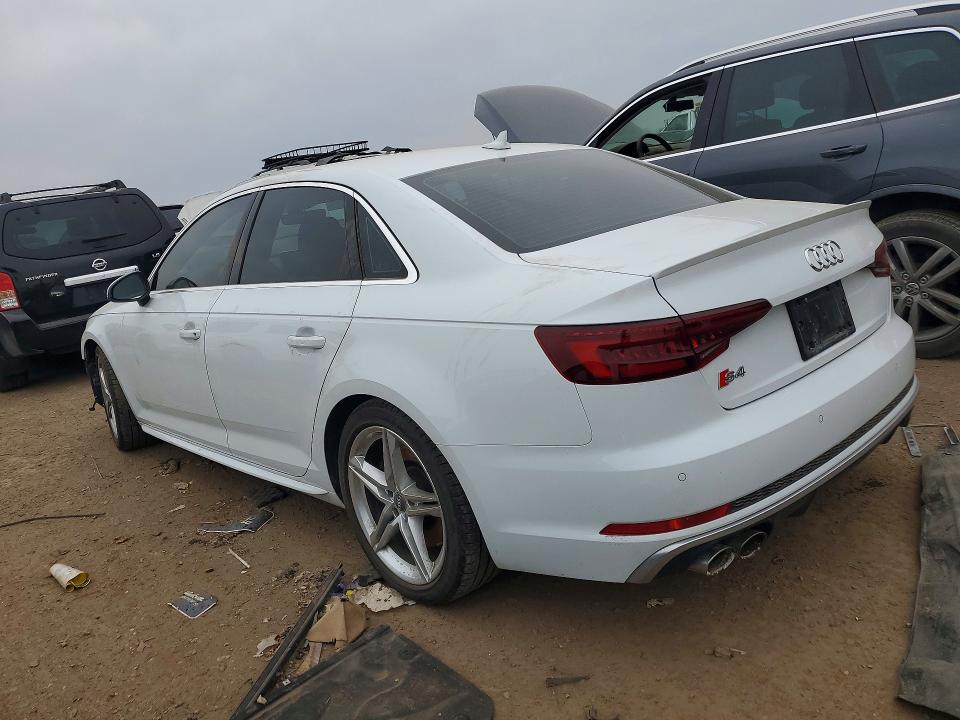 2019 Audi S4 მანქანა იყიდება აუქციონზე, vin: WAUC4AF48KA041973, აუქციონის ნომერი: 78536515