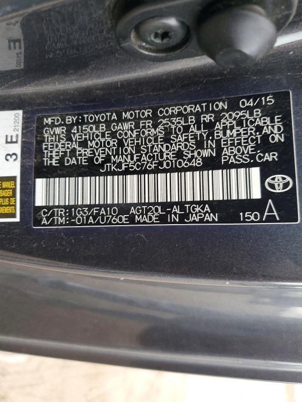 Продажа на аукционе авто 2015 Toyota Scion Tc, vin: JTKJF5C76FJ010648, номер лота: 75874065
