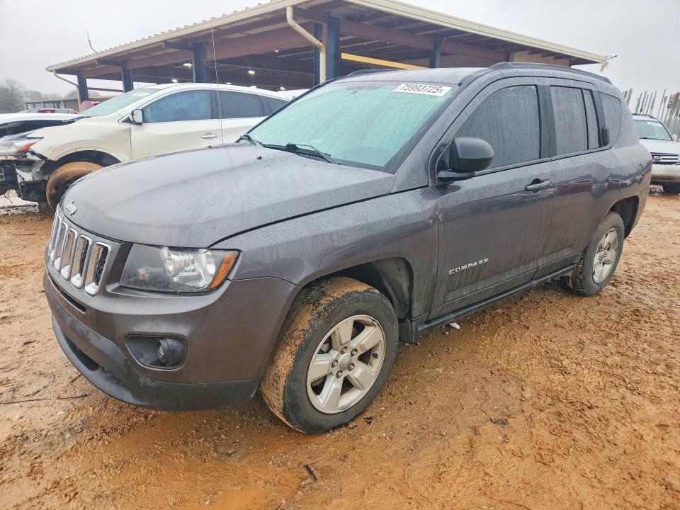 2016 Jeep Compass მანქანა იყიდება აუქციონზე, vin: 1C4NJCBB7GD548454, აუქციონის ნომერი: 75993725