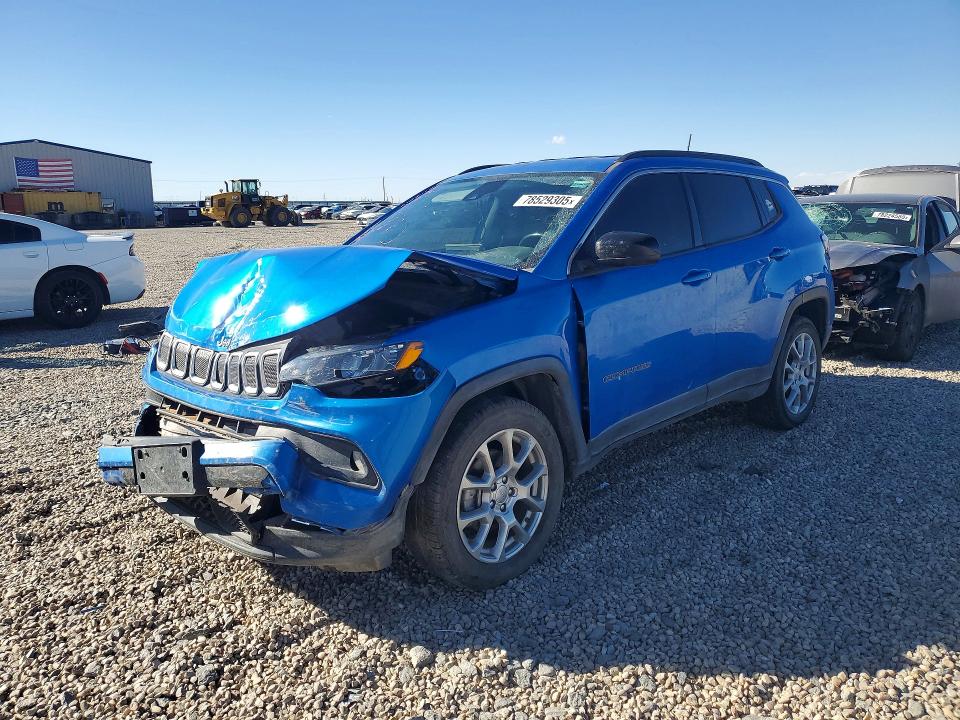 78529305 :رقم المزاد ، 3C4NJDFB1NT112559 vin ، 2022 Jeep Compass مزاد بيع