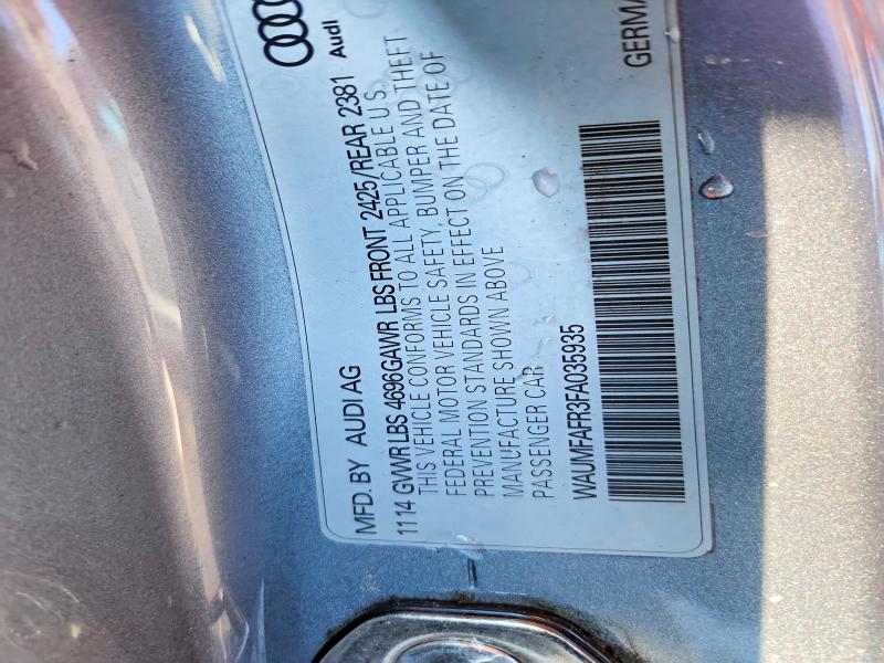 75558755 :رقم المزاد ، WAUMFAFR3FA035935 vin ، 2015 Audi A5 مزاد بيع