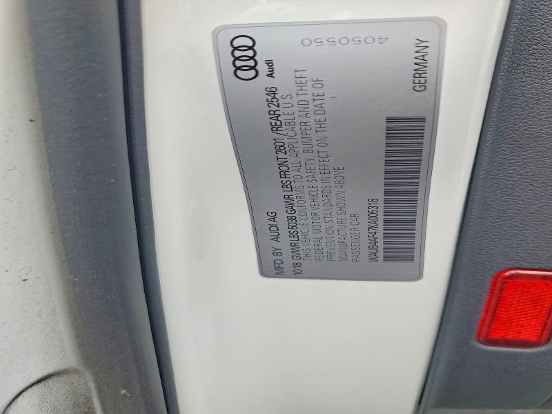 Aukcja sprzedaży 2019 Audi S4, vin: WAUB4AF47KA005316, numer aukcji: 78306085