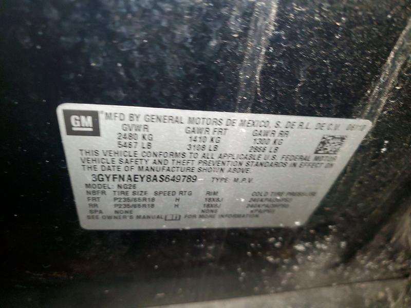 Продаж на аукціоні авто 2010 Cadillac Srx, vin: 3GYFNAEY8AS649789, номер лоту: 75837935