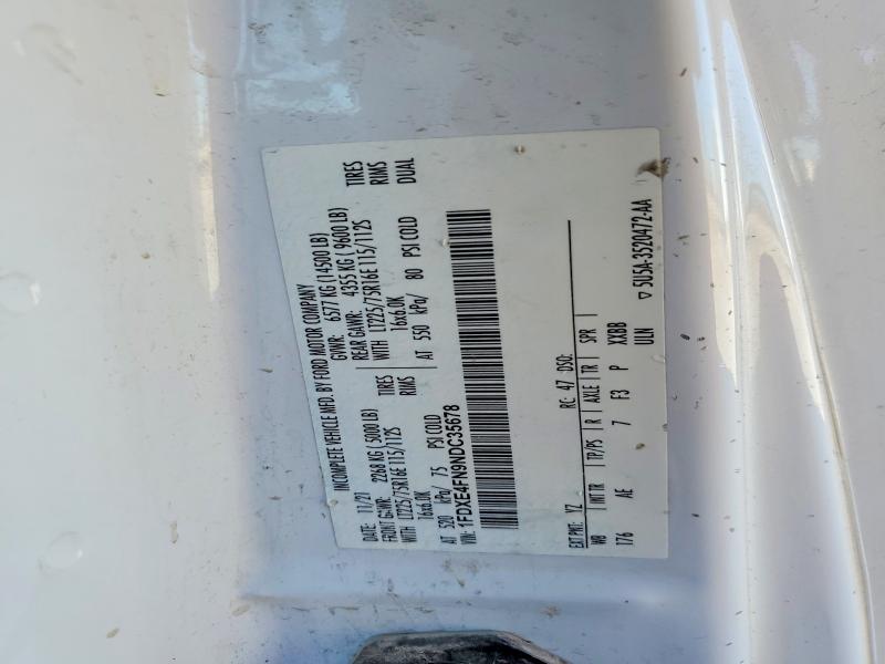 Aukcja sprzedaży 2022 Ford Ecoline, vin: 1FDXE4FN9NDC35678, numer aukcji: 76401505