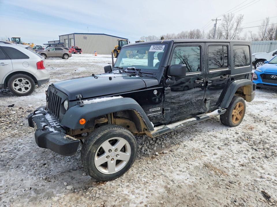 78495985 :رقم المزاد ، 1C4BJWDG5EL217596 vin ، 2014 Jeep Wrangler Unlimited مزاد بيع