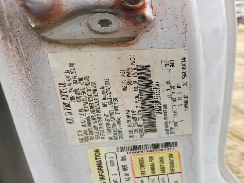 74952905 :رقم المزاد ، 1FA6P8TH8F5361077 vin ، 2015 Ford Mustang مزاد بيع