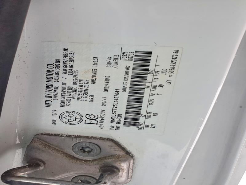 Aukcja sprzedaży 2020 Ford Transit Connect, vin: NM0LS7T25L1457041, numer aukcji: 75240415