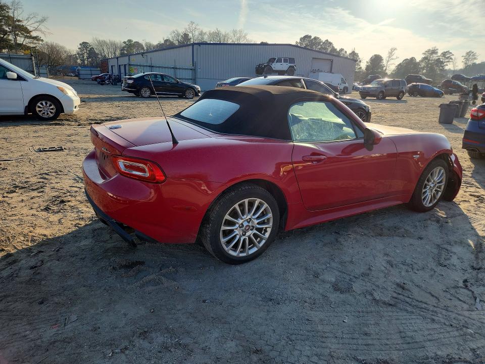 76614895 :رقم المزاد ، JC1NFAEK9H0122868 vin ، 2017 Fiat 124 Spider مزاد بيع