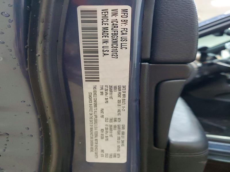 Aukcja sprzedaży 2021 Jeep Grand Cherokee, vin: 1C4RJFBGXMC810127, numer aukcji: 76128525