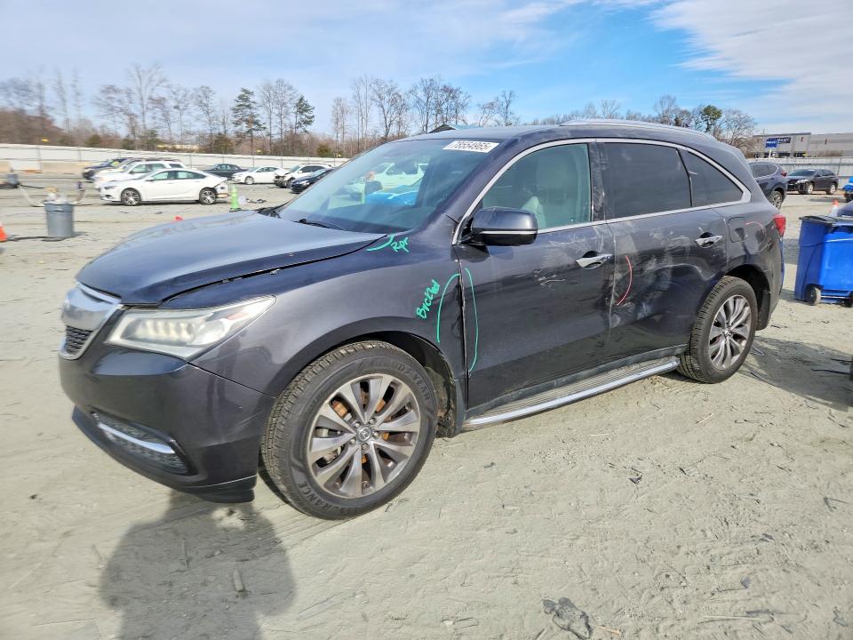 Продажа на аукционе авто 2014 Acura Mdx, vin: 5FRYD4H61EB010454, номер лота: 78554965