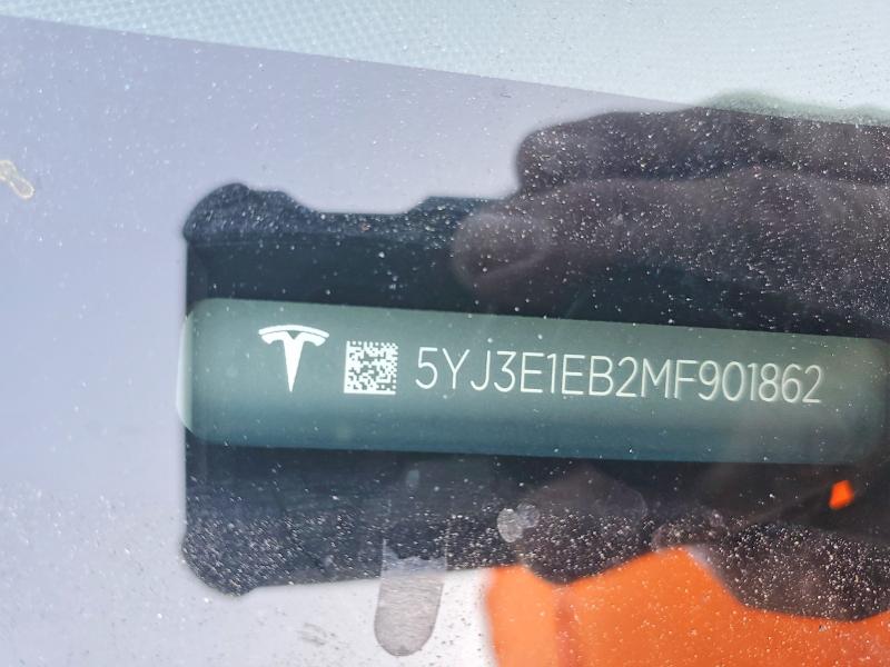 Aukcja sprzedaży 2021 Tesla Model 3, vin: 5YJ3E1EB2MF901862, numer aukcji: 75684835