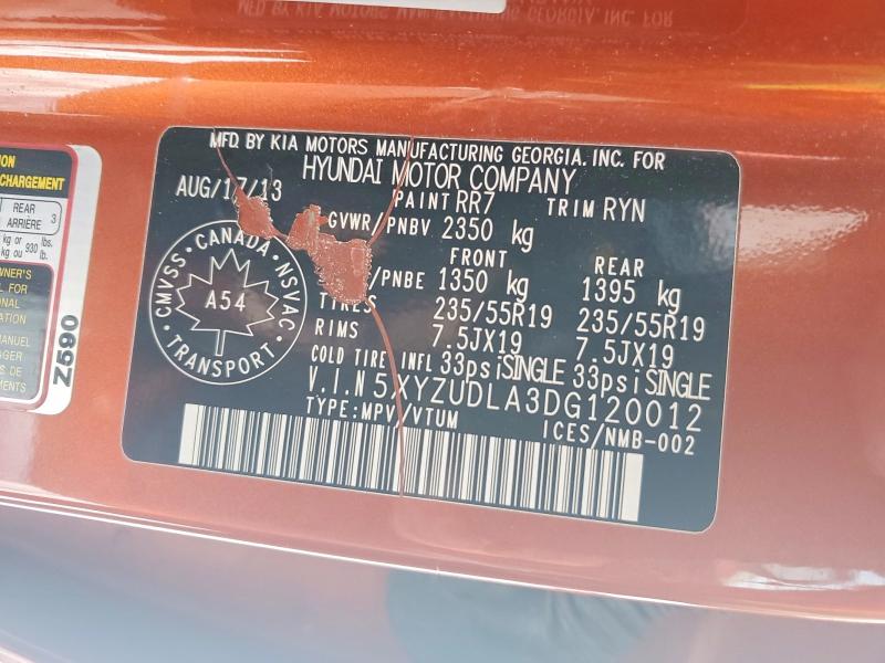 Aukcja sprzedaży 2013 Hyundai Santa Fe Sport, vin: 5XYZUDLA3DG120012, numer aukcji: 75360565