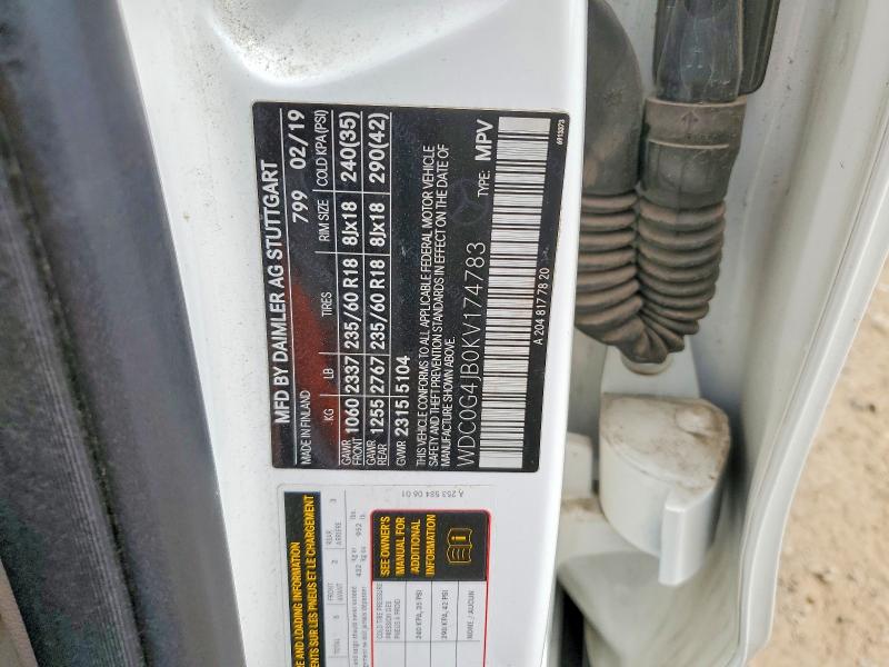 Aukcja sprzedaży 2019 Mercedes-benz Glc, vin: WDC0G4JB0KV174783, numer aukcji: 77672225