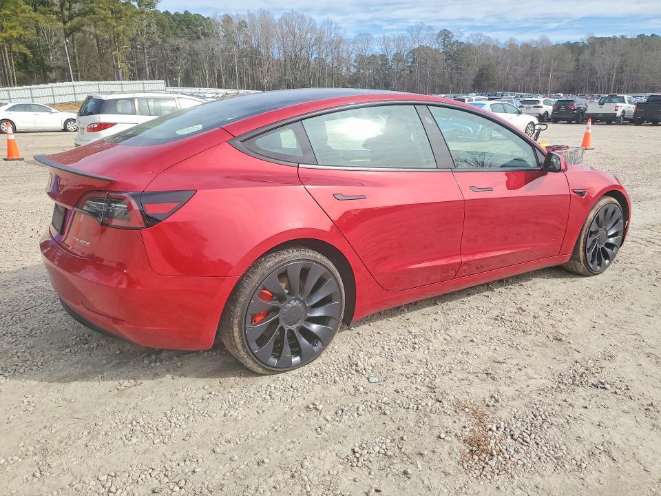 76875715 :رقم المزاد ، 5YJ3E1EC3PF430785 vin ، 2023 Tesla Model 3 مزاد بيع