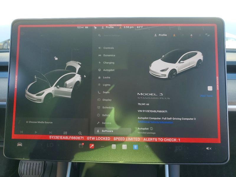 75676865 :رقم المزاد ، 5YJ3E1EA8LF660671 vin ، 2020 Tesla Model 3 مزاد بيع