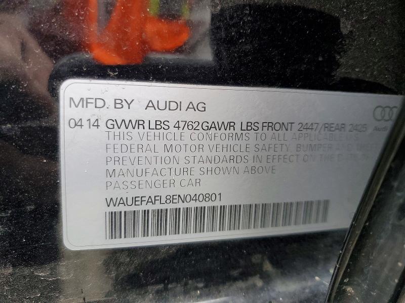 Aukcja sprzedaży 2014 Audi A4, vin: WAUEFAFL8EN040801, numer aukcji: 76766135