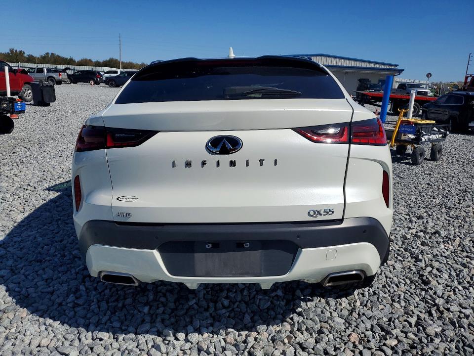 76576175 :رقم المزاد ، 3PCAJ5J38NF101609 vin ، 2022 Infiniti Qx55 مزاد بيع