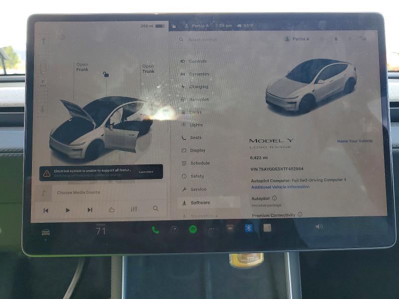 Aukcja sprzedaży 2026 Tesla Model Y, vin: 7SAYGDEDXTF452984, numer aukcji: 77782645