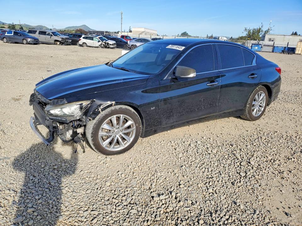 2015 Infiniti Q50 მანქანა იყიდება აუქციონზე, vin: JN1BV7AP8FM350155, აუქციონის ნომერი: 78911645