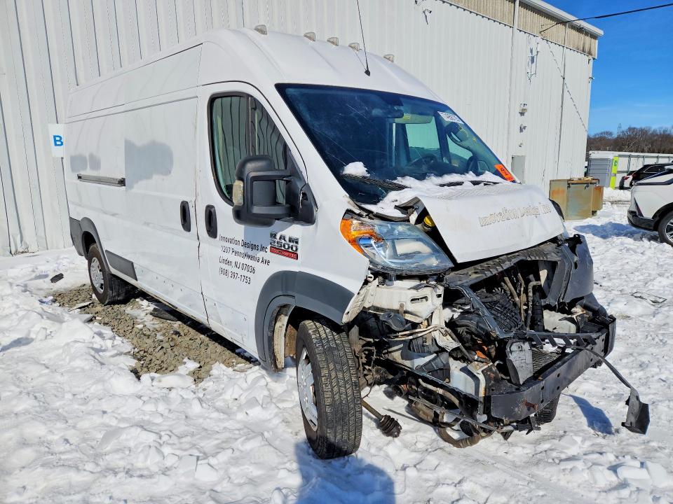 2018 Ram Promaster 2500 მანქანა იყიდება აუქციონზე, vin: 3C6TRVDG7JE125682, აუქციონის ნომერი: 74956735