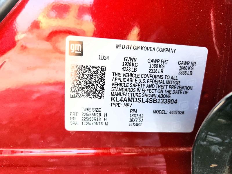 Aukcja sprzedaży 2025 Buick Encore Gx, vin: KL4AMDSL4SB133904, numer aukcji: 74442175