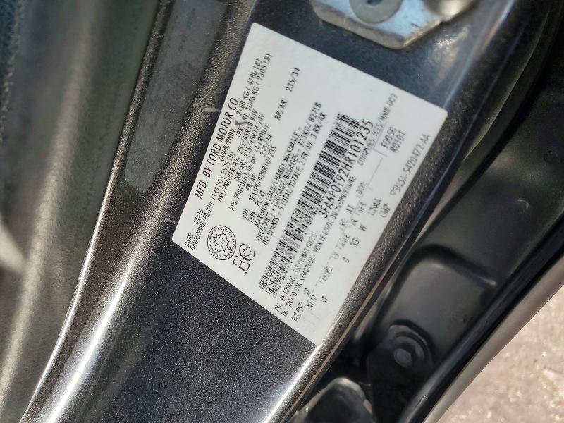 76438655 :رقم المزاد ، 3FA6P0T92HR101235 vin ، 2017 Ford Fusion مزاد بيع