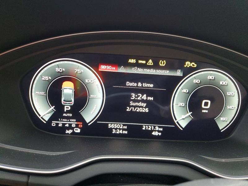 2022 Audi Q5 E Premi მანქანა იყიდება აუქციონზე, vin: WA1G2AFY4N2020835, აუქციონის ნომერი: 75667505