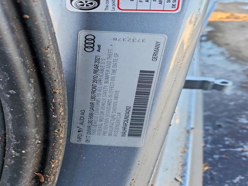 Продажа на аукционе авто 2018 Audi S6, vin: WAUHFAFC8JN034262, номер лота: 74854585