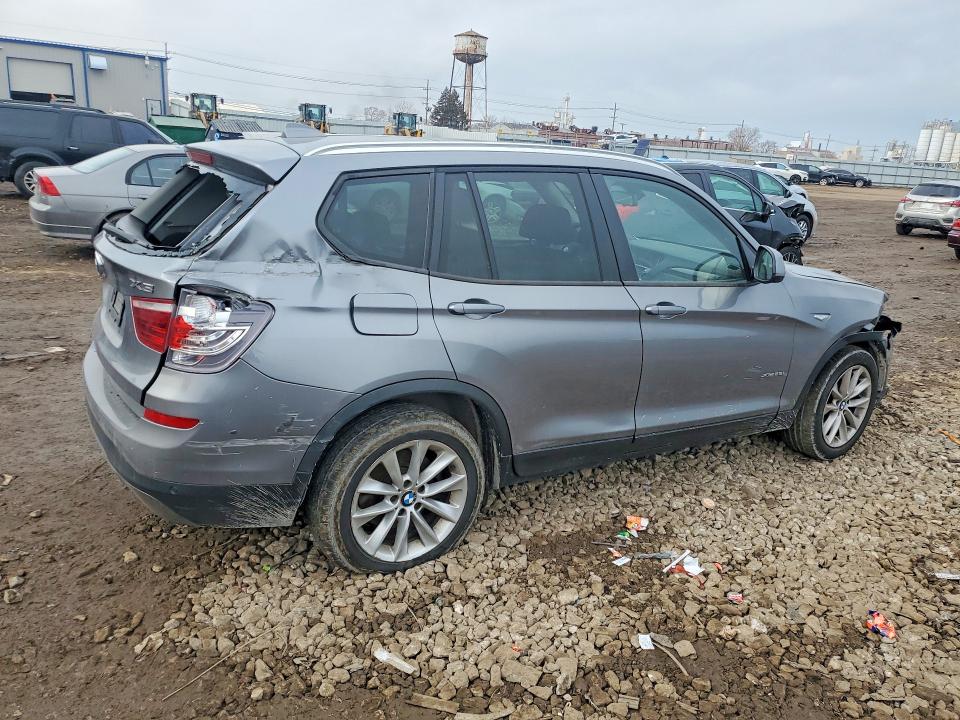 2015 Bmw X3 მანქანა იყიდება აუქციონზე, vin: 5UXWX9C55F0D54107, აუქციონის ნომერი: 78039765