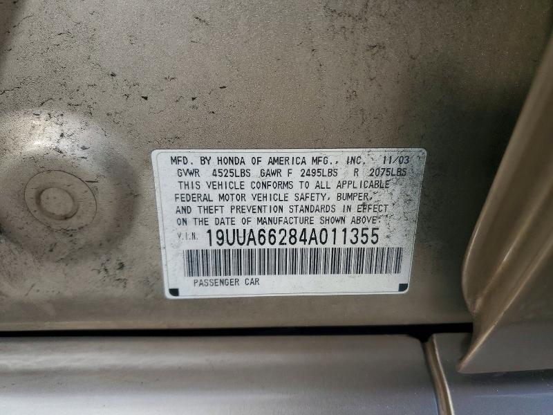 Продажа на аукционе авто 2004 Acura Tl, vin: 19UUA66284A011355, номер лота: 78319575