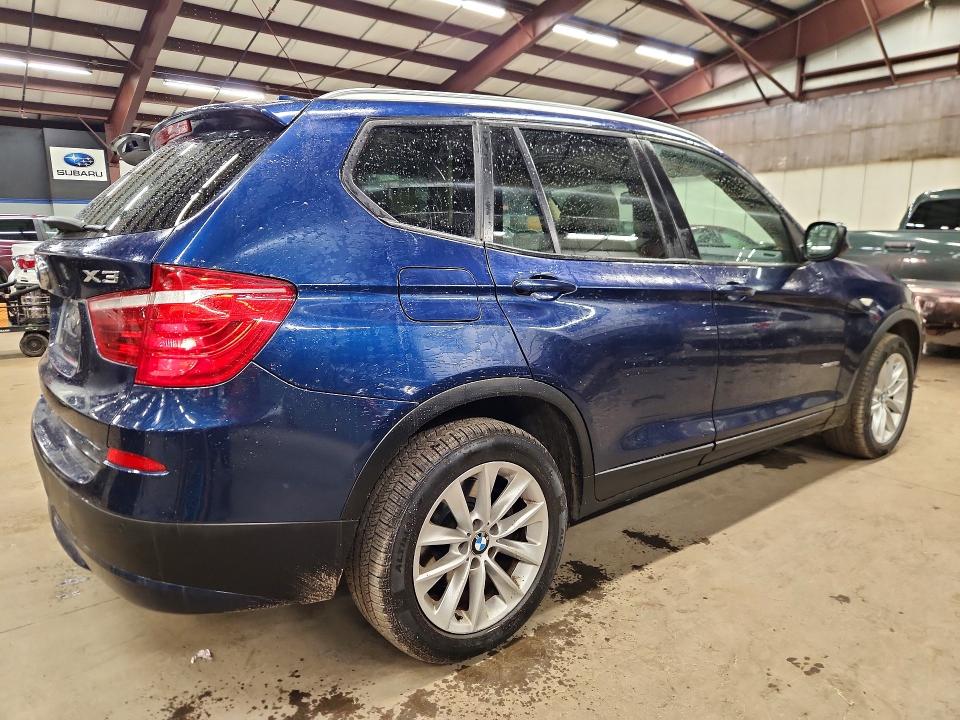 2013 Bmw X3 Xdrive2 მანქანა იყიდება აუქციონზე, vin: 5UXWX9C59D0A23186, აუქციონის ნომერი: 77544805