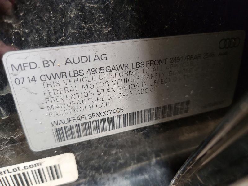 Aukcja sprzedaży 2015 Audi A4, vin: WAUFFAFL3FN007405, numer aukcji: 77292455
