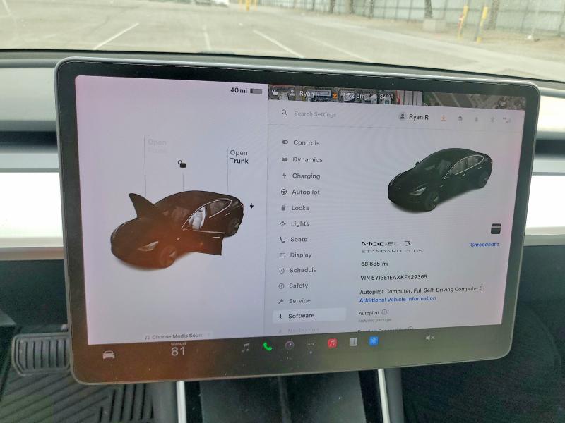 Продажа на аукционе авто 2019 Tesla Model 3, vin: 5YJ3E1EAXKF429365, номер лота: 76265125