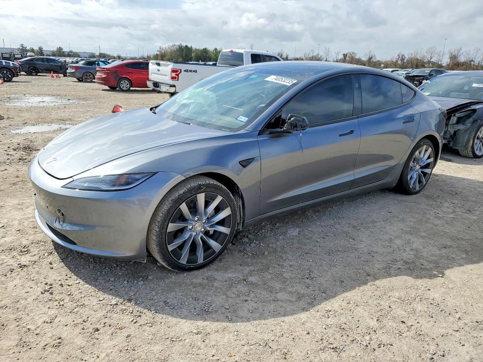 2024 Tesla Model 3 მანქანა იყიდება აუქციონზე, vin: 5YJ3E1EA9RF862198, აუქციონის ნომერი: 74053235