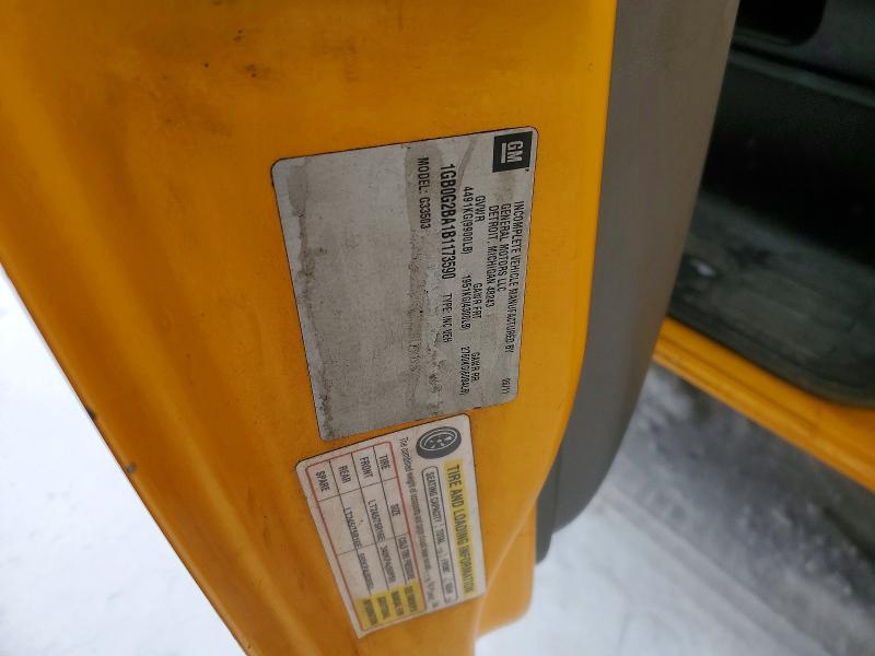 Продажа на аукционе авто 2012 Chev Bus, vin: 1GB0G2BA1B1173590, номер лота: 76020645