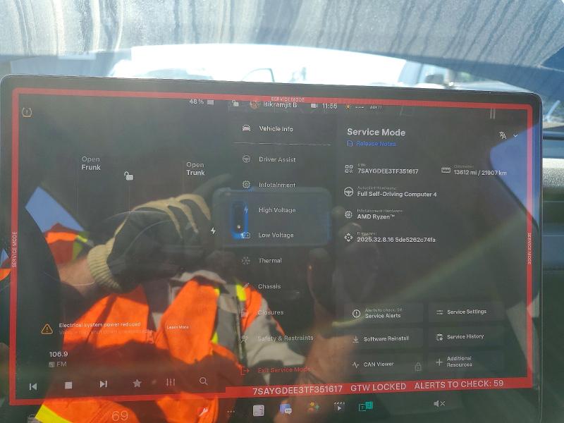 Продаж на аукціоні авто 2026 Tesla Model Y, vin: 7SAYGDEE3TF351617, номер лоту: 75498035
