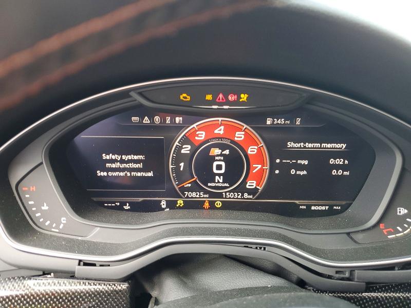 Aukcja sprzedaży 2019 Audi S4, vin: WAUB4AF47KA005316, numer aukcji: 78306085