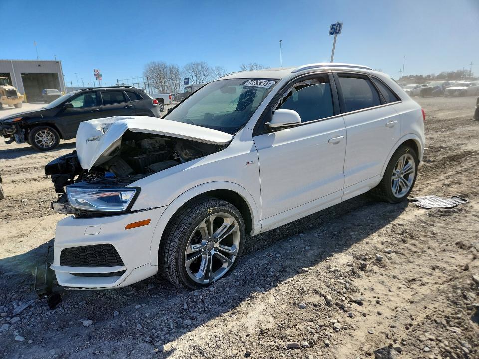 77206635 :رقم المزاد ، WA1ECCFS2JR029059 vin ، 2018 Audi Q3 مزاد بيع