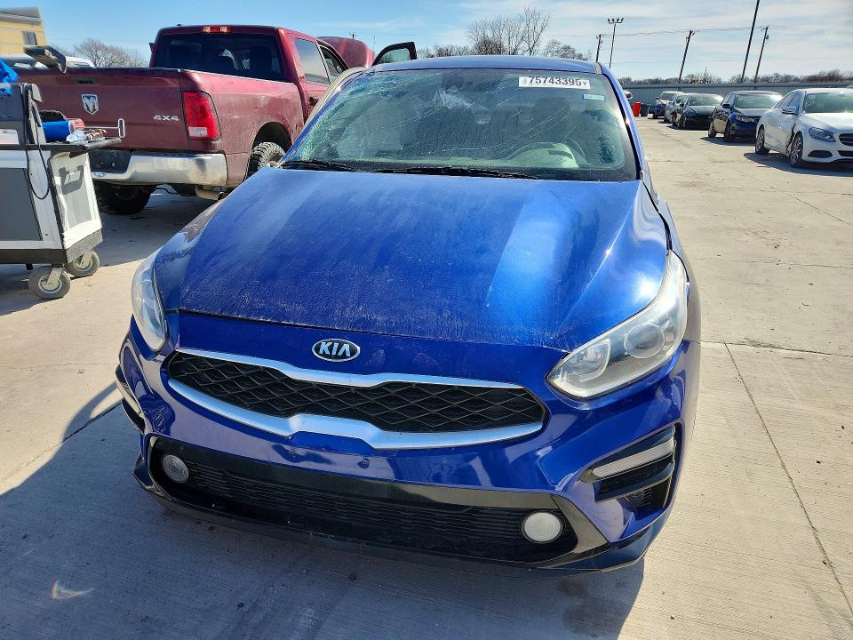 75743395 :رقم المزاد ، 3KPF24AD4ME263182 vin ، 2021 Kia Forte مزاد بيع