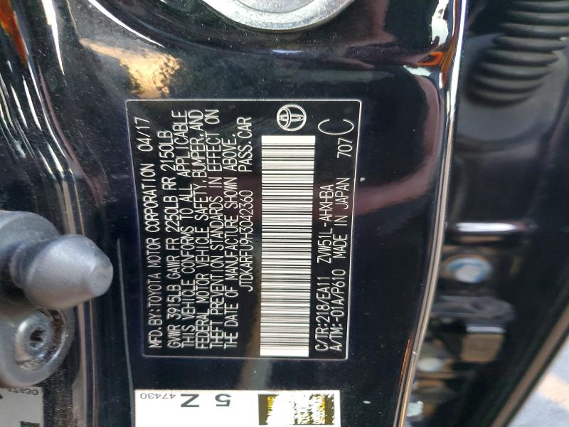 Продажа на аукционе авто 2017 Toyota Prius, vin: JTDKARFU9H3042360, номер лота: 75888305